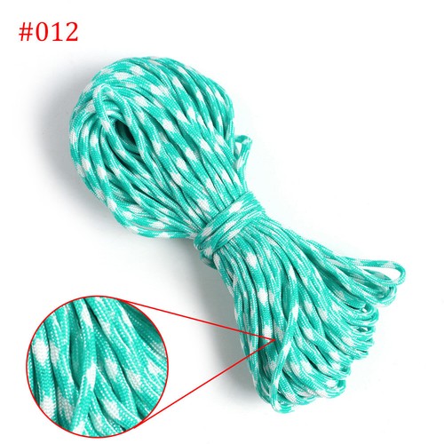Cuerda fuerte Paracord 50 100 pies 7 hilos cable de núcleo 550 paracaídas Bushcraft senderismo - Imagen 26 de 189