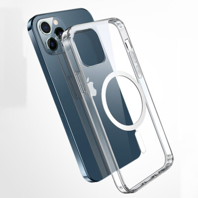 CUSTODIA COVER MAGSAFE MAGNETICA IPHONE 11 12 13 14 15 PLUS PRO MAX Trasparente - Foto 9