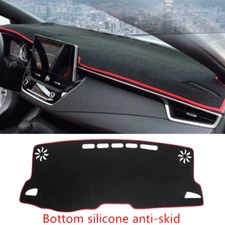 Red Dashboard Dash Mat DashMat Sun Cover Pad for Toyota Corolla 2019-2025