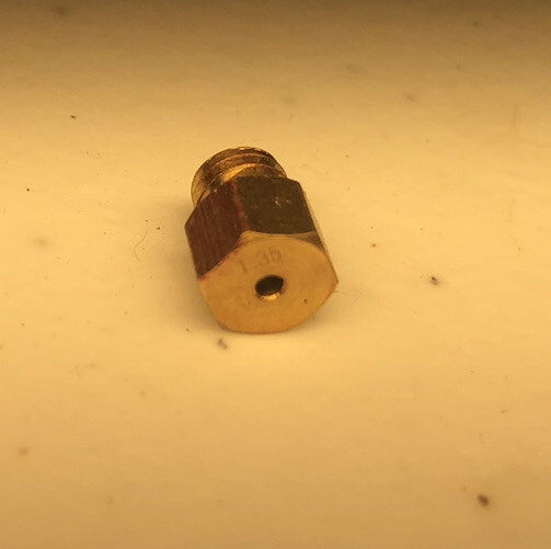 Natural Gas (NG) Brass Orifice 160 PCs Conversion Orifices 1.35mm