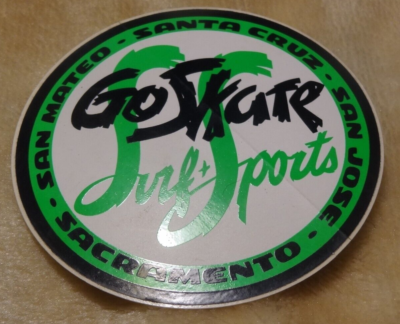 Go Skate 80's vtg Skateboard sticker original print | eBay