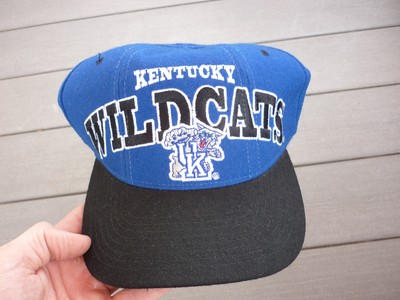 wildcats ncaa snapback tri kentucky starter wool rare hat natural power