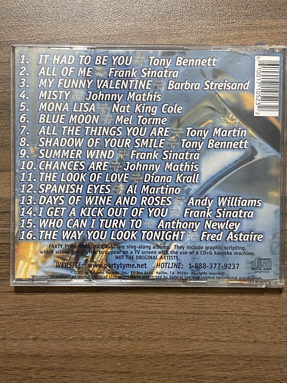 Party Tyme Karaoke Standards, Vol. 2 by Sybersound (CD, May2005) eBay