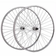 RUOTE BICICLETTA CORSA BICI 28" CERCHI ANTERIORE E POSTERIORE MOZZO A FILETTO . 