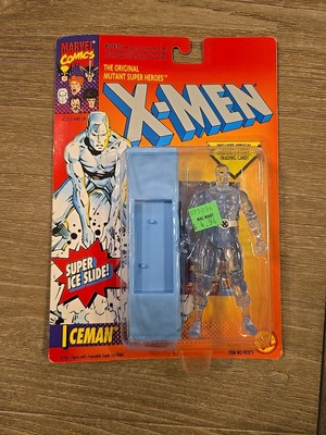 Iceman W/Super Ice Slide & Trading Card The Uncanny X-Men 1993 Toy Biz 