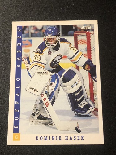 Dominik Hasek #281 1993 Score Canadian card