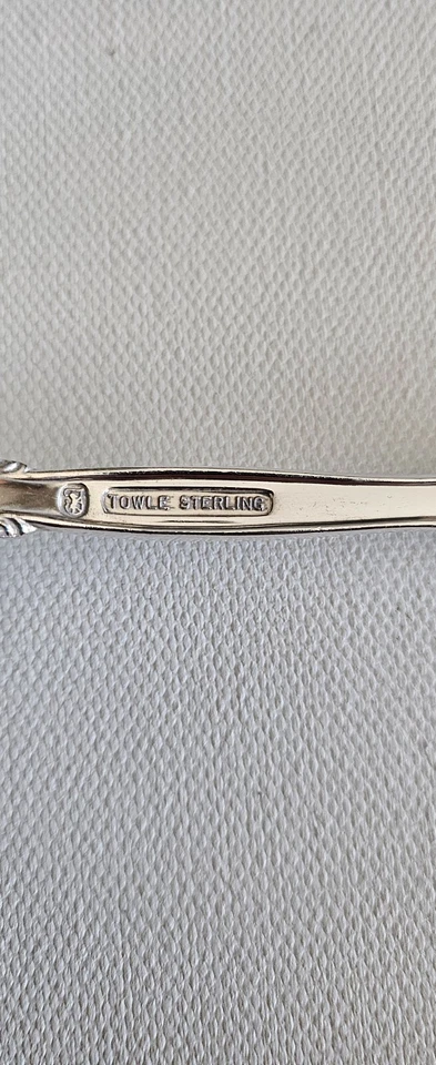 cuchara towle plata esterlina Foto 2 de 2