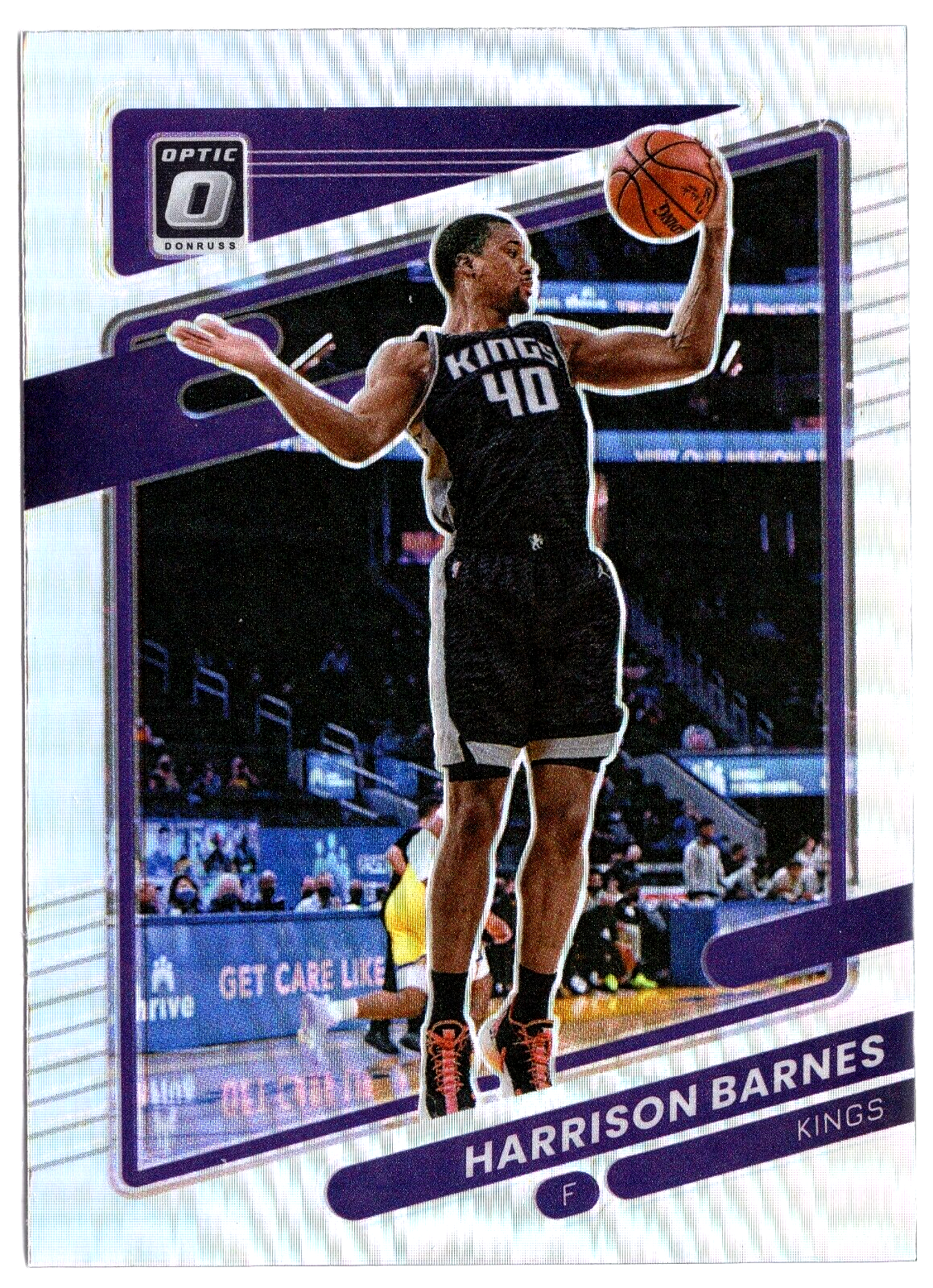 2021-22 Donruss Optic Holo Chrome Harrison Barnes #111 Sacramento Kings Basketball Card