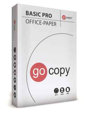 go Copy BASIC PRO   DIN A4, 70g/m², CIE 160, PEFC, zertifziert, 500 Blatt weiß
