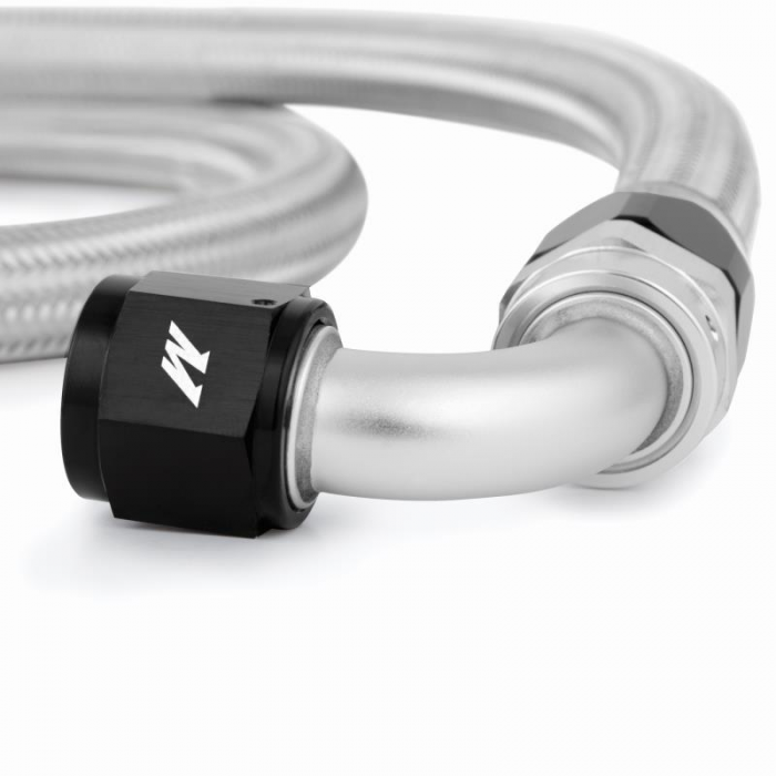 Mishimoto 6Ft Stainless Steel Braided Hose w/ -10AN Fittings - Black main image 1