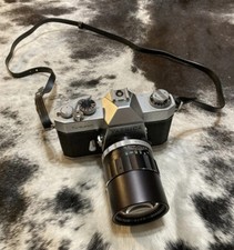 Vintage 1966 YASHICA TL-SUPER with Soligor 1:2.8 f 135mm Lens, Made in Japan