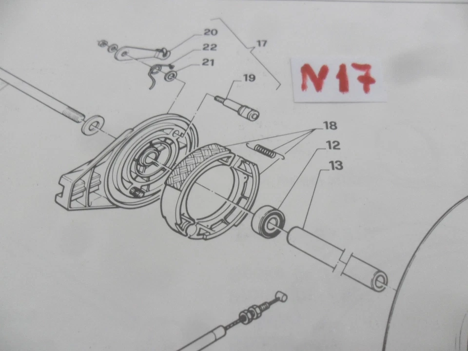 PIATTO PORTACEPPI APRILIA RED ROSE 50 AP8225170 - Immagine 3 di 4