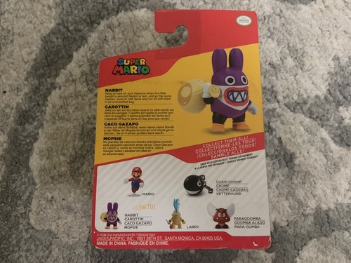 Jakks Pacific Super Mario Nabbit 2.5” Figure Authentic Brand New NIB - Picture 2 of 10