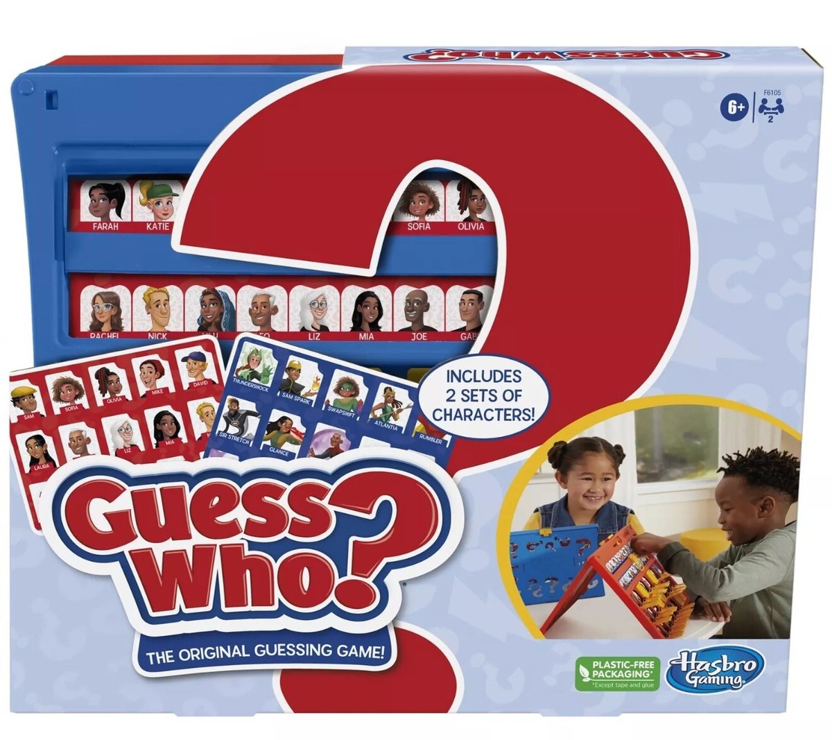 Guess Who? Original,Easy to Load Frame,Double-Sided