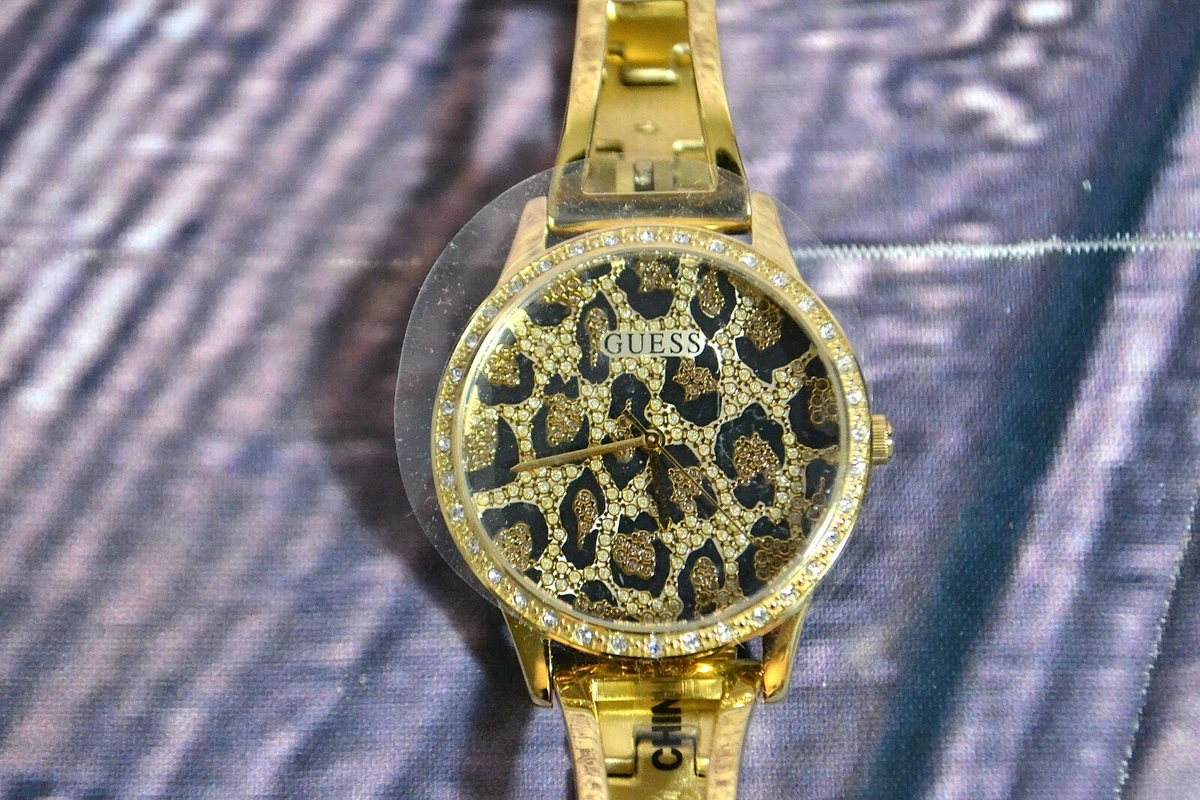 Guess watch deals with bracelet