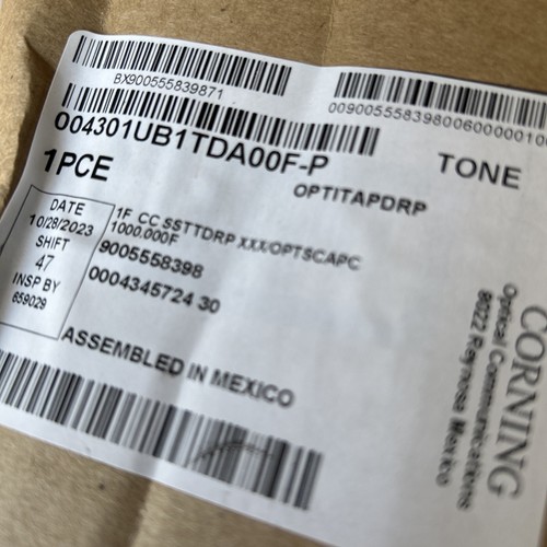 Cavo in fibra ottica Corning 004301UB1 1000 piedi - Foto 3 di 6