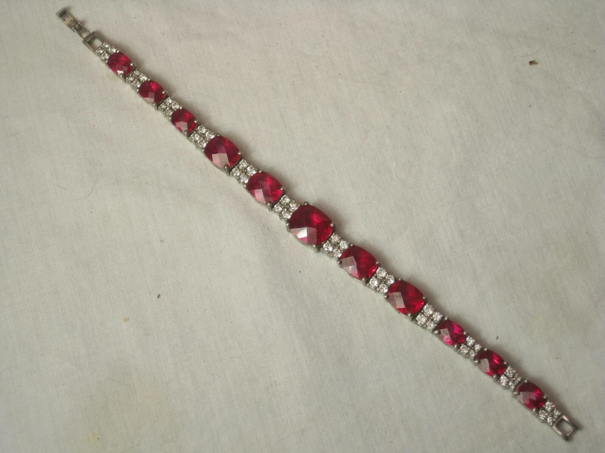 Red bracelet deals with diamond