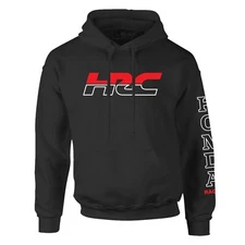 HRC, Hond. Racing Cars, Motorsport, R/W print, Black Hoodie