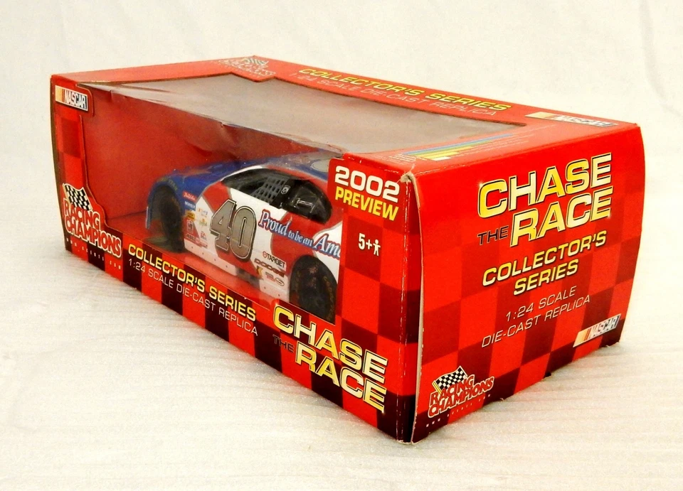 ERTL 1:24 NASCAR литой автомобиль, Sterling Marlin #40 2001 патриотический Dodge Intrepid - Изображение 3 из 4