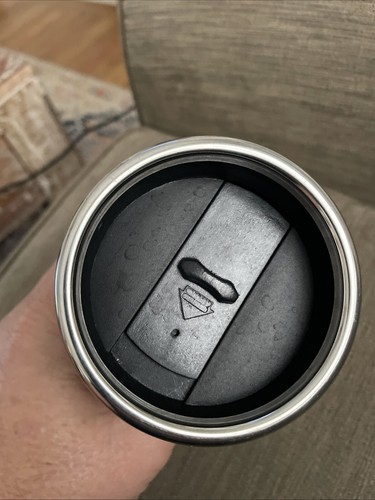 BMW Savor Travel Beverage Tumbler 7" Tall Stainless Exterior and Interior - Picture 3 of 4