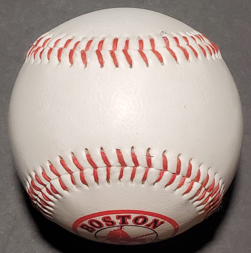 "BOSTON RED SOX Team Logo Baseball" Major League Baseball Rawlings Red Stitching - Picture 2 of 7