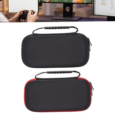 Game Console Storage Bag Hard Shell Dual Zipper Protective Portable Carrying Kit