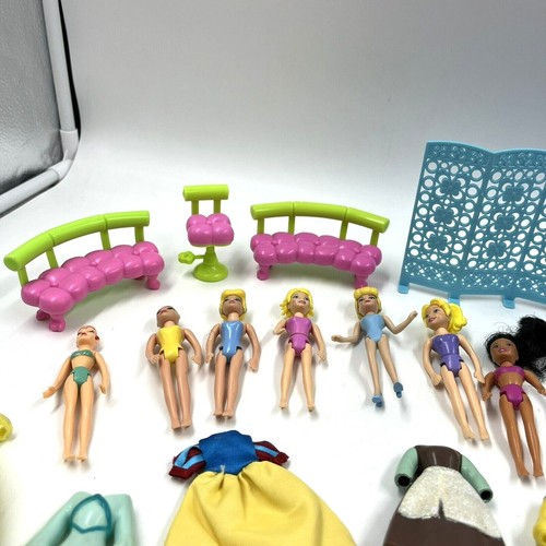 Polly Pocket Lote Muñecas Accesorios Ropa Muebles Mattel 119 Piezas Total - Imagen 7 de 12