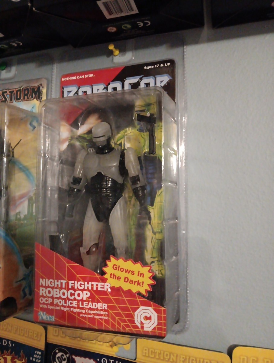 NECA 7” Glow In The Dark Night Fighter RoboCop OCP Figure Toys R