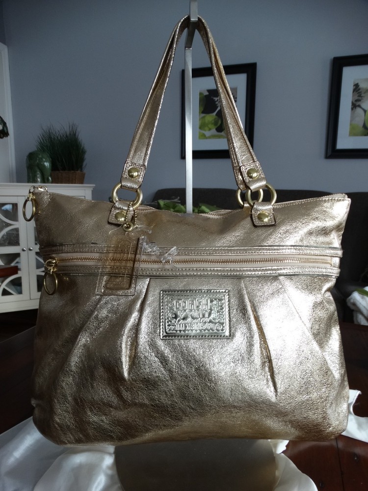 COACH POPPY GLITTER GLAM DAISY TOTE 20361E