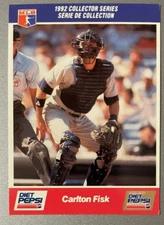 Carlton FISK 1992 Diet Pepsi Collector's Series Card # 11 of 30