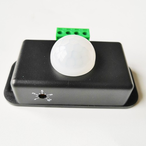 2Pc PIR-8 12/24VDC 8A 5-8M Infrared PIR Motion Sensor Switch for LED Light Lamp - Picture 2 of 3