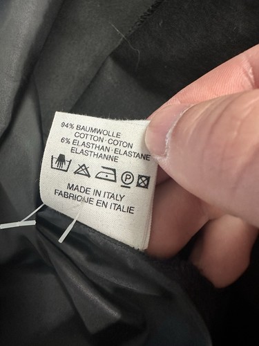 Chaqueta cortavientos JIL SANDER vintage con cremallera negra talla M - Imagen 11 de 24