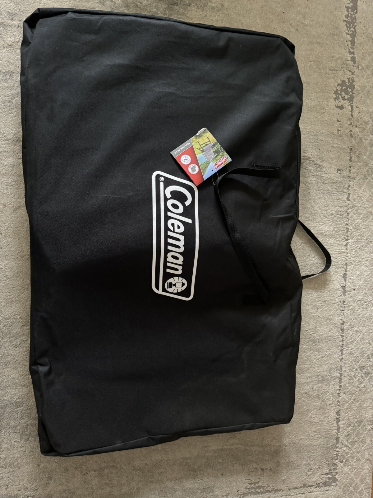 Coleman Recliner Chair Camping Garden Padded Caravan 8 Position Folding