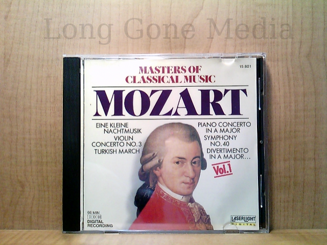 Masters Of Classical Music, Vol.1: Mozart by Wolfgang Amadeus