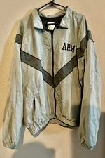US Army Physical Fitness Jacket XL Regular IPFU US Military Issued Nylon Zip