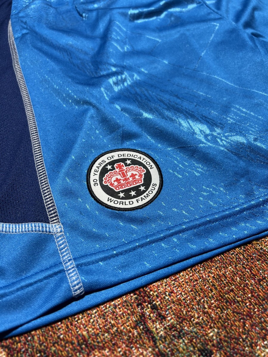Supreme Jacquard Soccer Short Blue Size Large Brand New | eBay