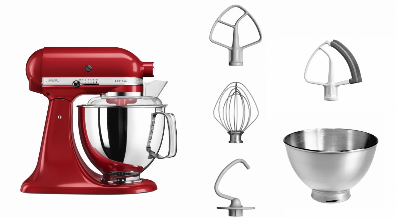 KitchenAid 5KSM175PSEER Imperial Red Küchenmaschine 4,8 l 5 Offizielle KitchenAi - Bild 2