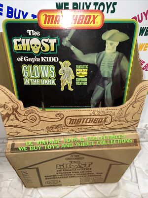VINTAGE FIGHTING FURIES THE GHOST OF CAP'N KIDD MATCHBOX STORE DISPLAY W/SHIPPER