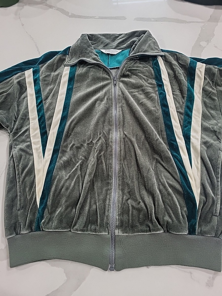 Vintage Christian Dior Monsier Velvet Track Jacket Made In Usa! | eBay