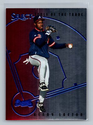 1997 Select Tools of the Trade Darin Erstad Kenny Lofton #11 Angels Braves