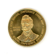 1961 Mobile, Alabama, Confederate Navy Admiral & Army Gen Raphael Semmes Medal