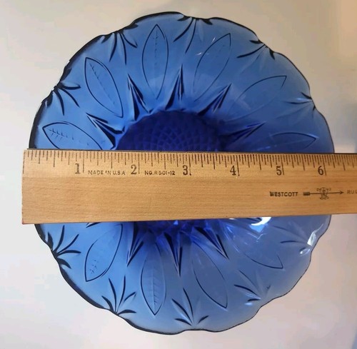 NEW Set of 4 Avon France Royal Sapphire Blue Desert 6.25"D Soup Bowls France - Picture 8 of 8