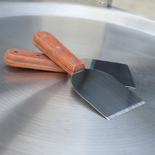 2 pcs stainless steel ice cream scrapers, roll ice cream spatulas, shovels - Imagen 2 de 9