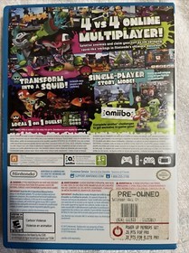 Splatoon Nintendo Wii U 2015 Ships Fast