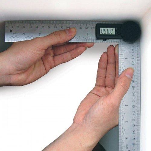 Excel Genuine Folding Digital Display Angle Finder Steel Rule 200mm Like DAR200 - Picture 5 of 7