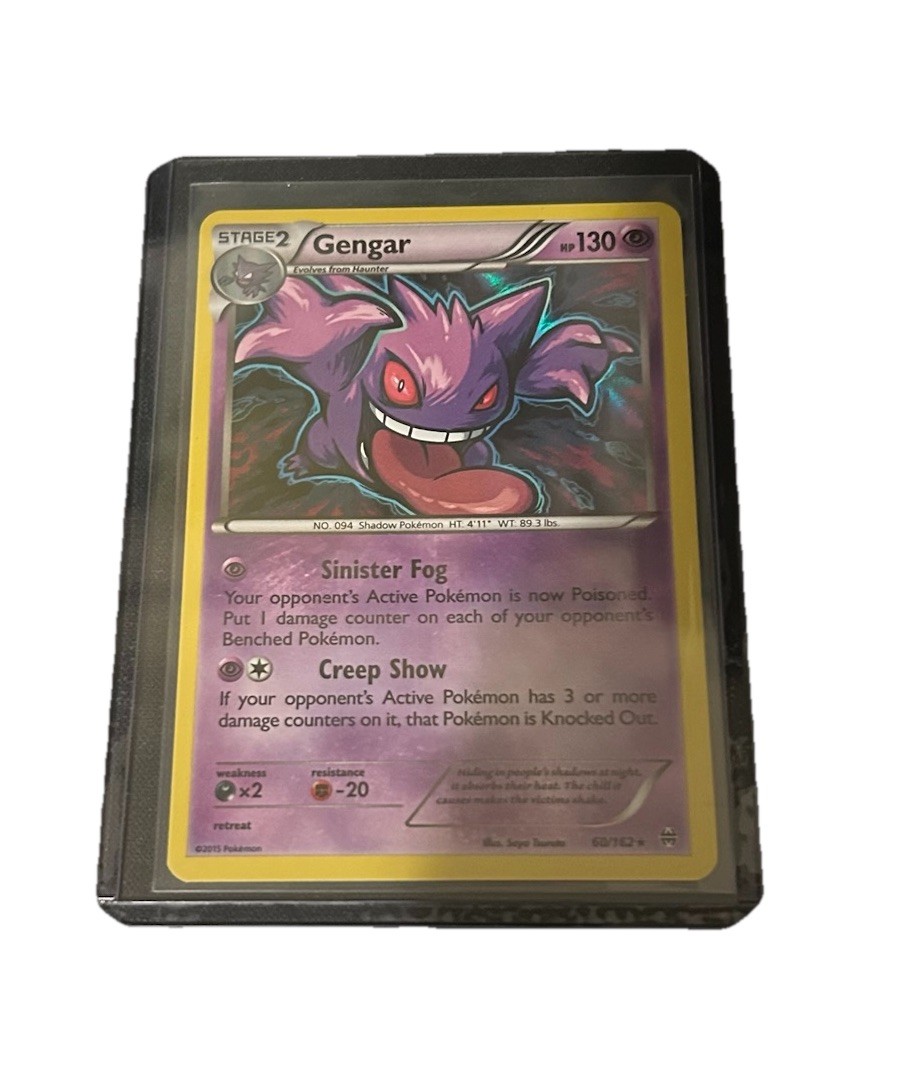 Pokemon TCG Gengar 60/162 Breakthrough Reverse Holo Rare Stage 2 2015