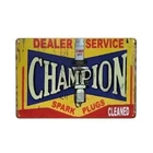 Vintage Style Tin Metal Signs Home Décor Retro Automotive Wall Art Man Cave Deco