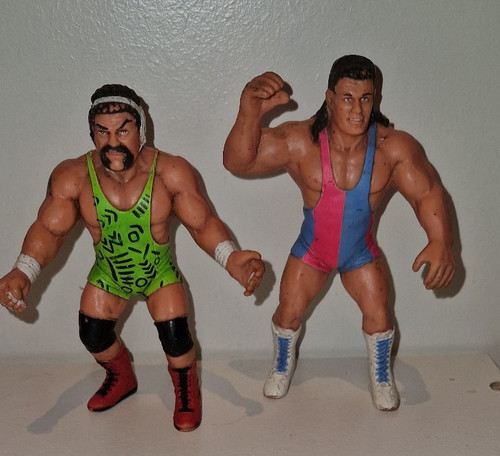 WCW Galoob - Steiner Brothers Rick and Scott figur...