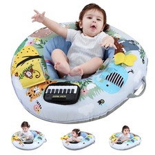 3-in-1 Baby Seat  Tummy Time  Play Activity Center Ring,Soft Infant Seats f...