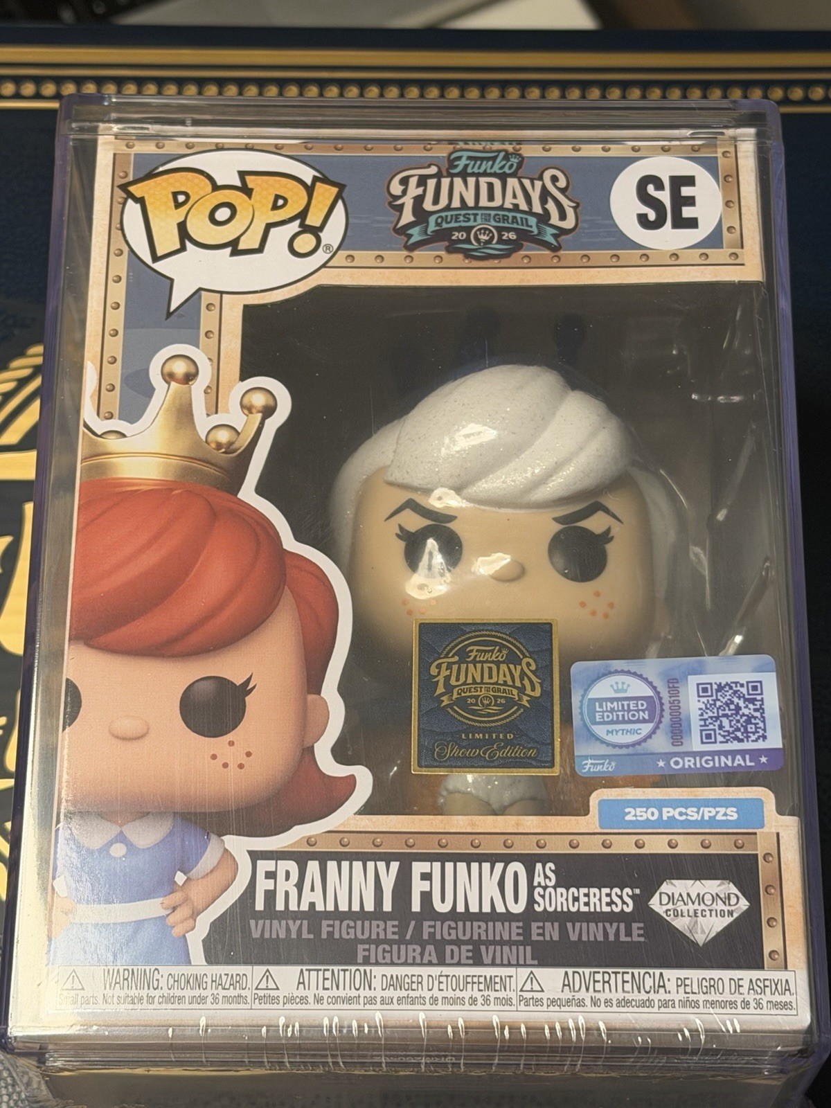 EXCLUSIVE 2026 SDCC Funko Fundays FRANNY AS SORCERESS Pop Diamond LE250 IN HAND